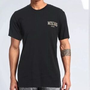 Moschino Black Short Sleeve Tee